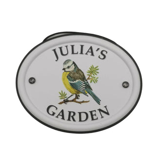 British Bird Garden Signs