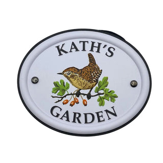British Bird Garden Signs