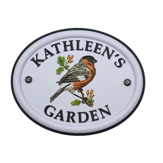 British Bird Garden Signs