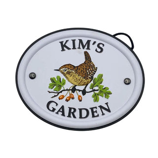 British Bird Garden Signs