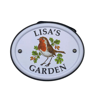 British Bird Garden Signs