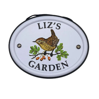 British Bird Garden Signs