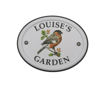 British Bird Garden Signs