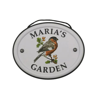 British Bird Garden Signs