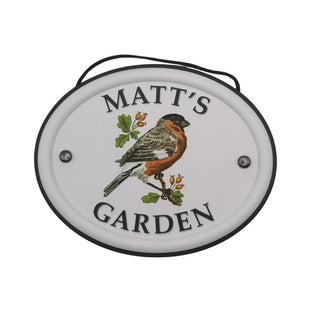 British Bird Garden Signs