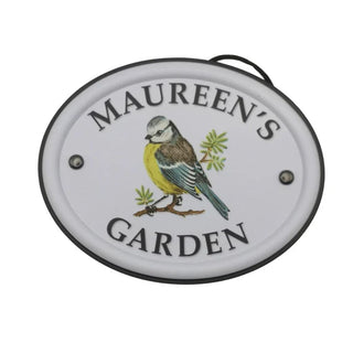 British Bird Garden Signs