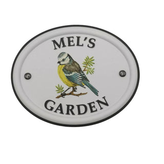 British Bird Garden Signs