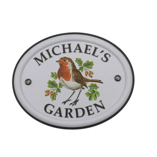 British Bird Garden Signs
