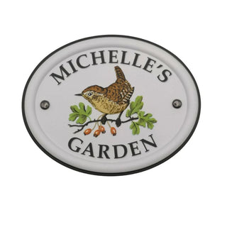 British Bird Garden Signs