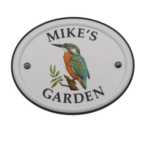 British Bird Garden Signs