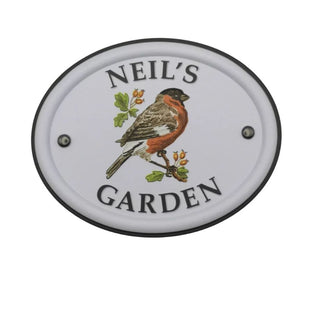 British Bird Garden Signs