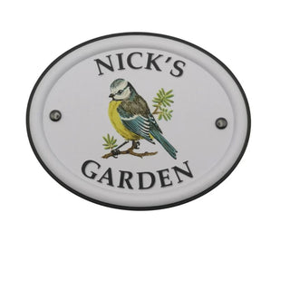 British Bird Garden Signs