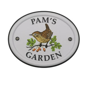 British Bird Garden Signs