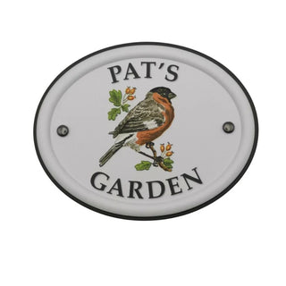 British Bird Garden Signs