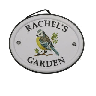 British Bird Garden Signs