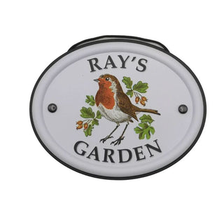 British Bird Garden Signs