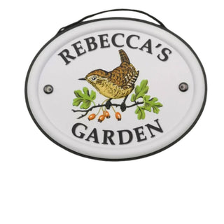 British Bird Garden Signs