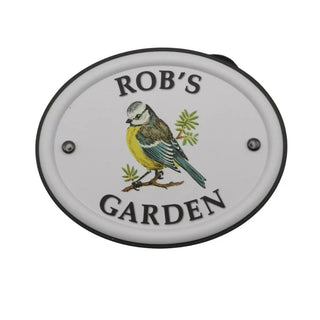 British Bird Garden Signs