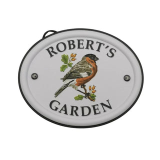 British Bird Garden Signs