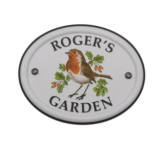 British Bird Garden Signs