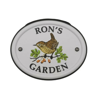 British Bird Garden Signs