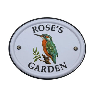 British Bird Garden Signs
