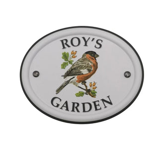 British Bird Garden Signs
