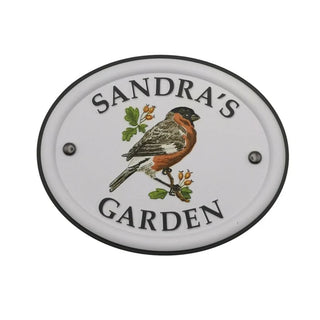 British Bird Garden Signs