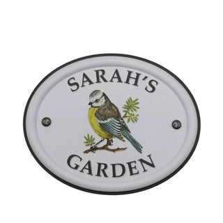 British Bird Garden Signs