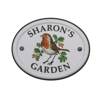 British Bird Garden Signs