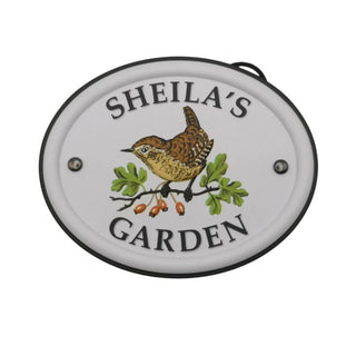 British Bird Garden Signs