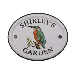British Bird Garden Signs