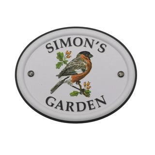 British Bird Garden Signs