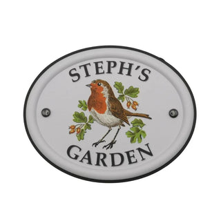 British Bird Garden Signs