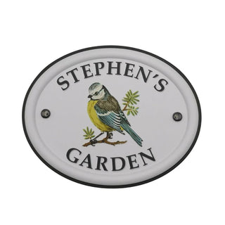 British Bird Garden Signs