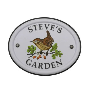 British Bird Garden Signs