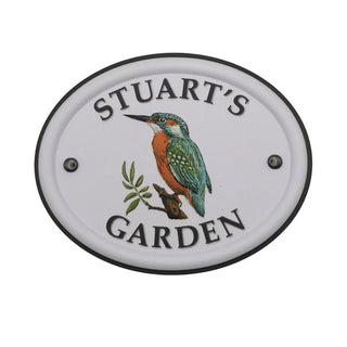 British Bird Garden Signs