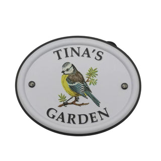 British Bird Garden Signs