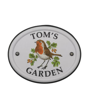 British Bird Garden Signs