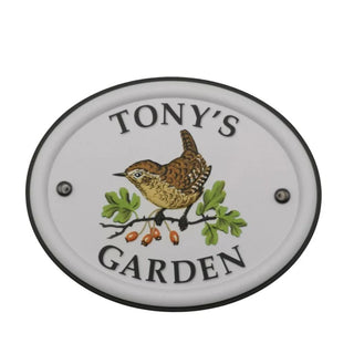 British Bird Garden Signs