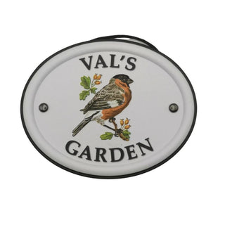 British Bird Garden Signs