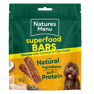 Natures Menu Superfood Bars Chicken 70g