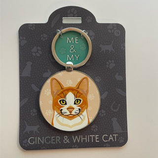 Me & My Pet Keyring -  Cats