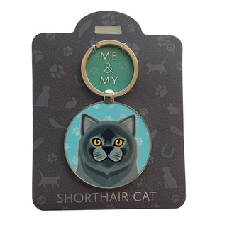 Me & My Pet Keyring -  Cats