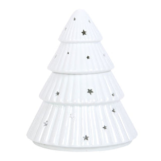 White Christmas Tree Oil Burner