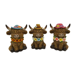 Highland Cow With Hat