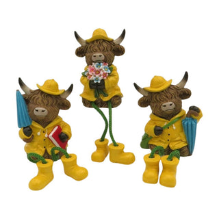 15cm Highland Cow Shelf Sitter