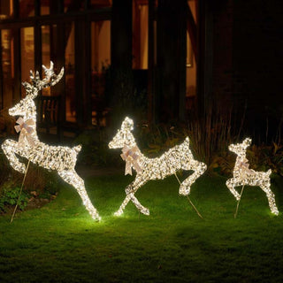 Three Kings GoldTwist Leaping Deer Family