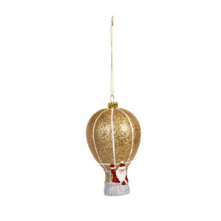 Three Kings Balloon Santa, Gold Pendant