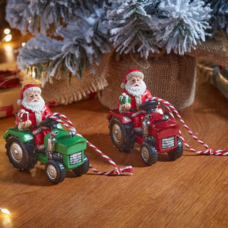 Three Kings Santa Tractors Pendant (Mixed case)